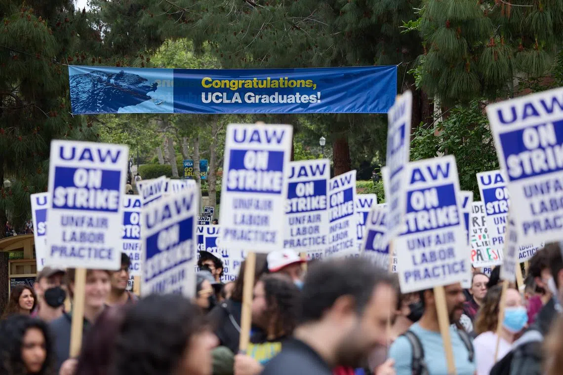 A protest march at the University of California, Los Angeles, in May. Progressives do not always grasp the obvious that people’s right to personal safety comes first. 