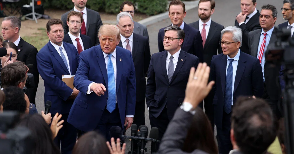 Trump reaffirms support for data centres after talks with AI executives ...