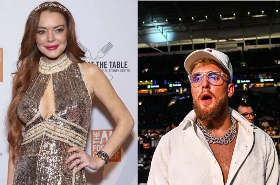 Actress Lindsay Lohan (left), YouTuber Jake Paul (right) and six other celebrities were charged by the US Securities and Exchange Commission for touting cryptocurrencies on social media without disclosing that they were paid to do so. 