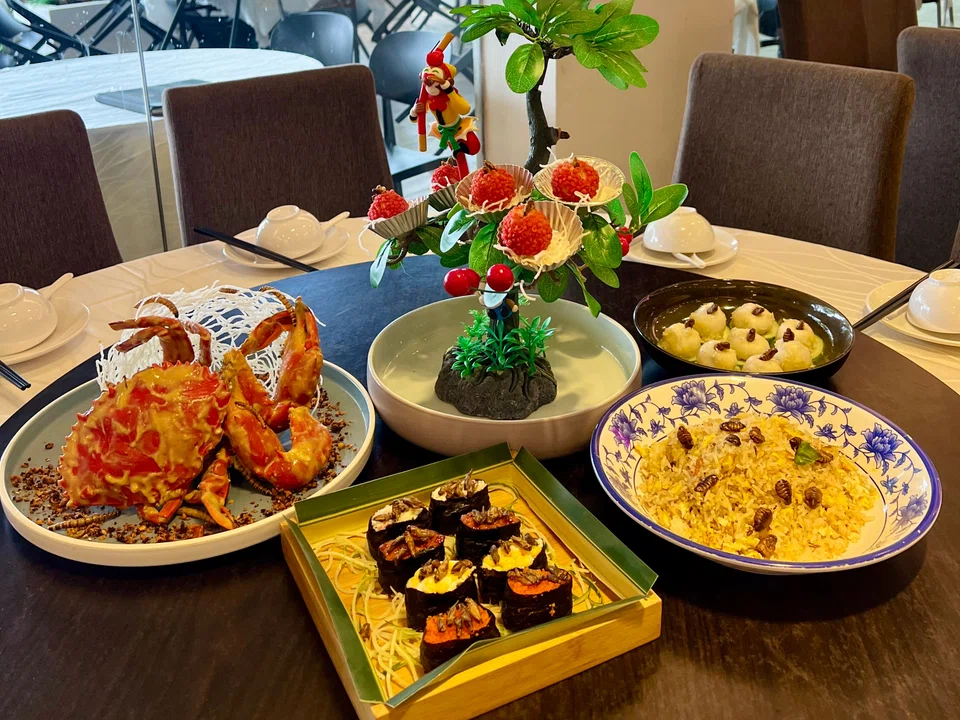 House of Seafood is one restaurant offering insect-incorporated dishes.