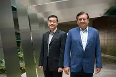 Lincotrade & Associates managing director Jimmy Tan Jit Meng (left) and executive director Jackie Soh. Both are co-founders of the company. 
