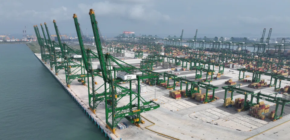To ease port congestion caused by a confluence of factors beyond Singapore, PSA has commissioned new berths in Tuas, among other moves to raise its capacity.