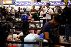 Flight tracking site FlightRadar24 shows that among the worst-hit airports in Europe were Berlin, London Stansted and Amsterdam.