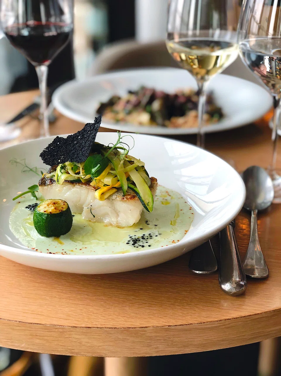 Enjoy views of Bordeaux's sparkling harbour while savouring fine creations at Le 7.