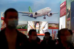 The C919 is China’s rival to the popular Airbus A320neo and Boeing 737 MAX narrowbody jet families, as the country looks to become more self-sufficient.