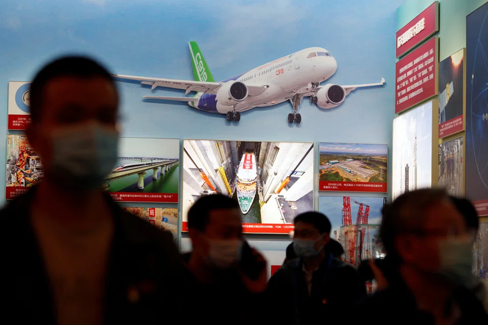 The C919 is China’s rival to the popular Airbus A320neo and Boeing 737 MAX narrowbody jet families, as the country looks to become more self-sufficient.