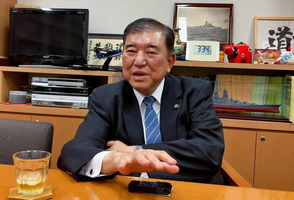 Ishiba, a 67-year-old party veteran who has served in several senior roles including defence minister, beat Sanae Takaichi in a run-off for the leadership of the Liberal Democratic Party.