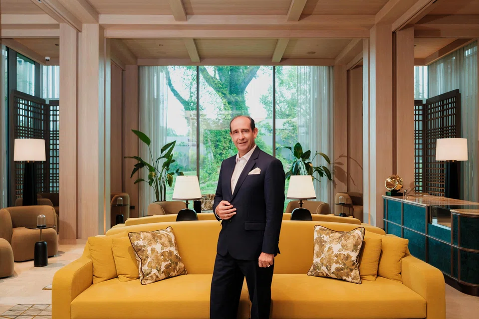 Cavaliere Giovanni Viterale, the cluster general manager of the newly opened Raffles Sentosa Singapore and Sofitel Singapore Resort & Spa.