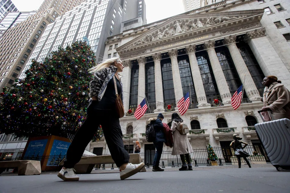 The Dow Jones Industrial Average finished 0.5 per cent lower at 44,401.93 on Monday.