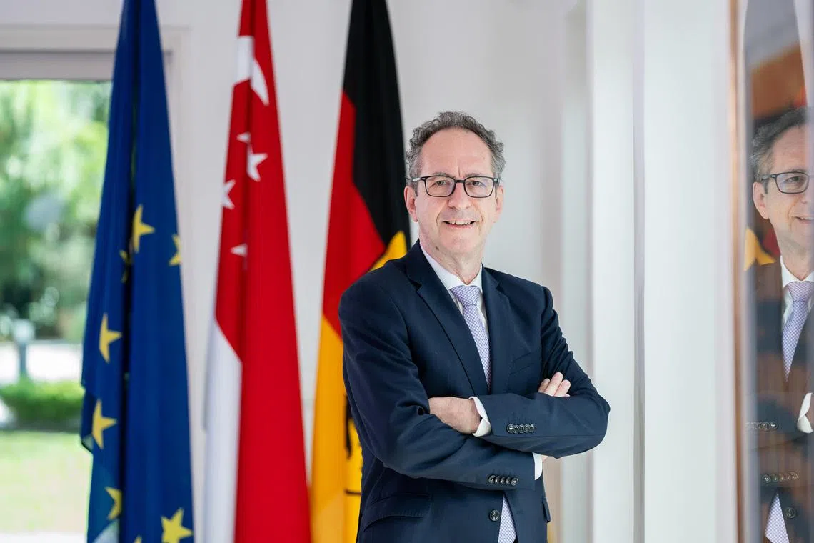 Germany's ambassador to Singapore Dr Norbert Riedel envisions a future where Singapore and Germany continue to be strong allies advocating for a multilateral, rules-based international order.