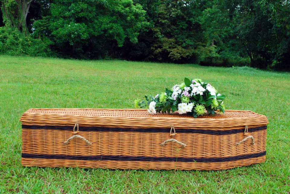 For those who want a green touch at their funeral, Ang Chin Moh Funeral Directors offers wicker caskets as an option.