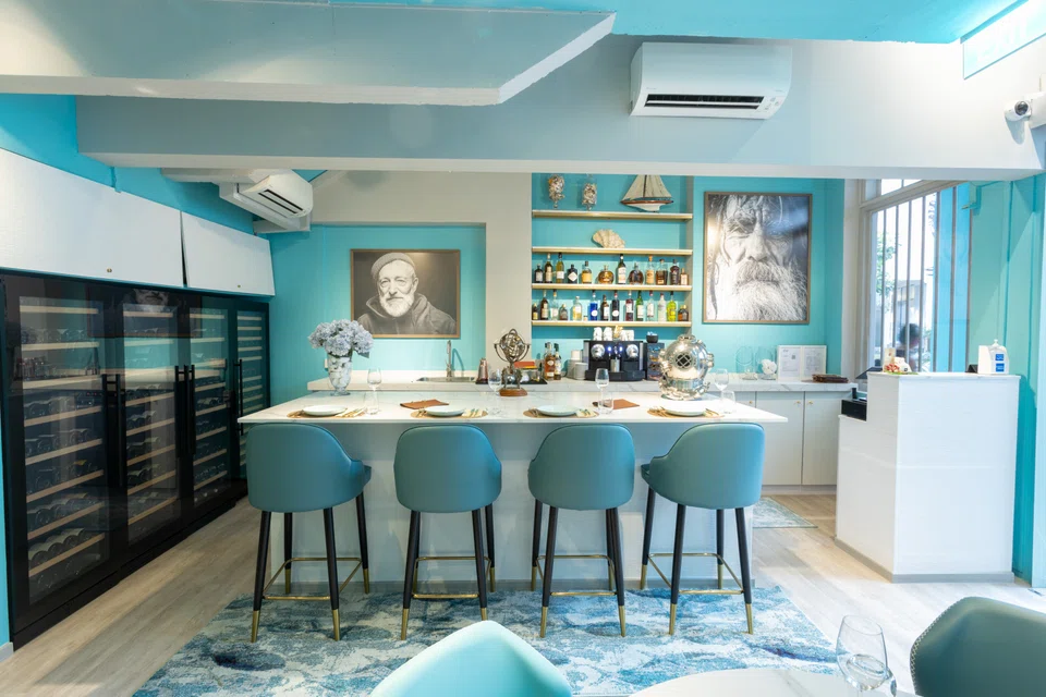 Poisson - a  seafood restaurant with nautical-inspired interiors