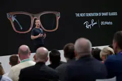 The smart glasses have Meta AI built-in, with the ability to give information on the item a user is looking at.