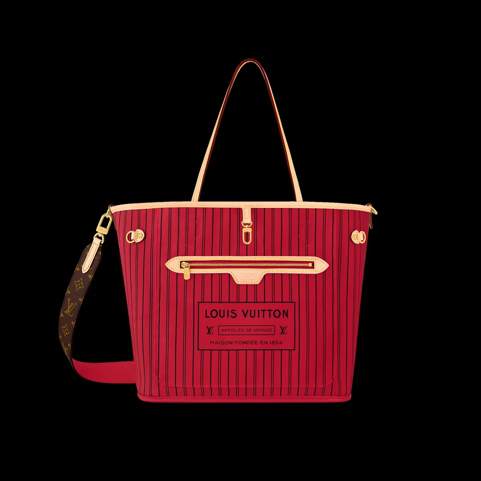 Louis Vuitton Neverfull Bandoliere Inside Out MM.