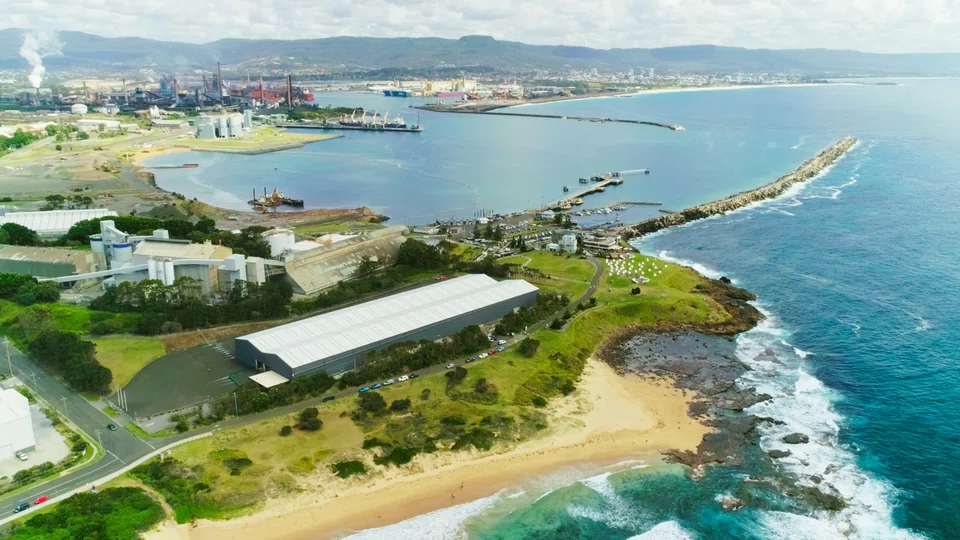The Hysata electrolyzer facility in Port Kembla.