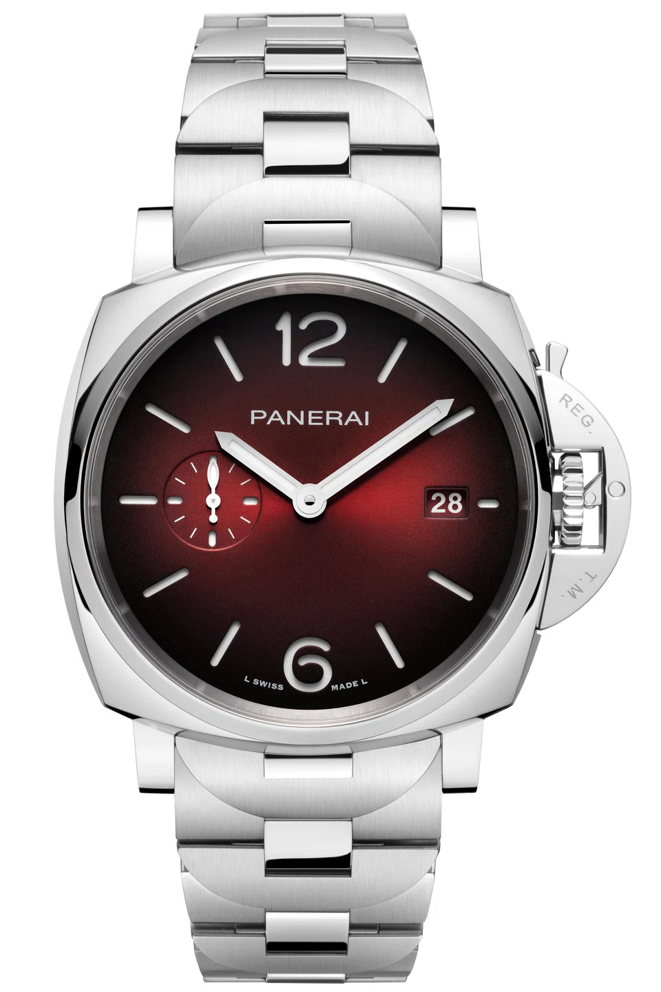 The Panerai Luminor Due Metal Bracelet.