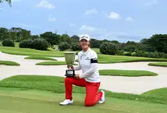 South Korea's Park Ji-young won with a score of 11-under-par 133 to clinch the Hana Financial Group Singapore Women's Open on Dec 11, 2022.