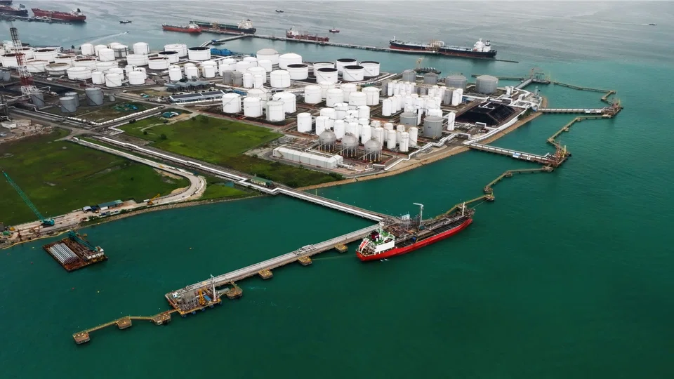 The Advario Singapore Chemical terminal on Jurong Island. Despite high costs, Advario Asia-Pacific takes a strategic long-term view on green bets such as ammonia.