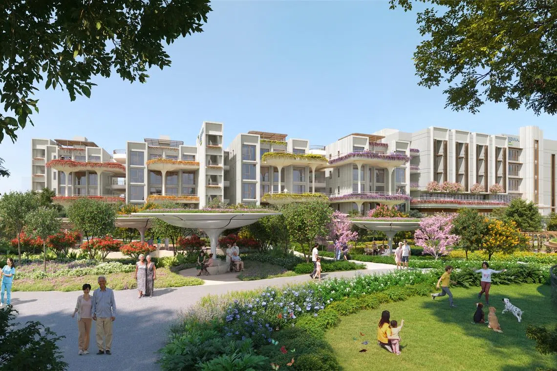 The recently opened Perennial Living Parry Avenue project combines assisted living, nursing care and medical care in a development with 200 assisted living apartments and a nursing home with 100 beds.