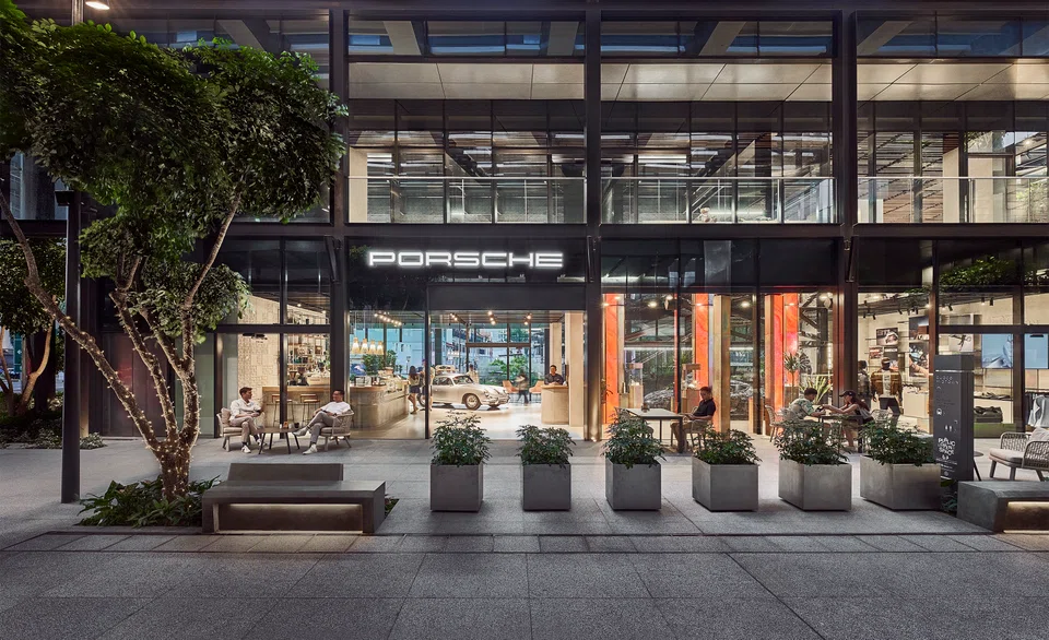 The Porsche Studio Singapore, located at Guoco Midtown on Beach Road, will be the German luxury carmaker's sole retail outlet here.                          