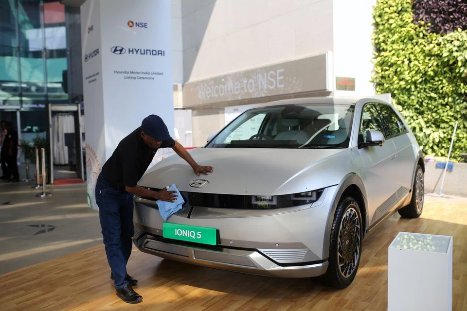 Hyundai Motor India, India’s second-largest carmaker by sales, was valued at about US$19 billion in the IPO. 