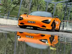 McLaren lets you know upfront what you’re getting with the 750S – namely, 750 horsepower.  The 750S takes a more classic route to performance, by focusing on pure combustion power and keeping weight down.