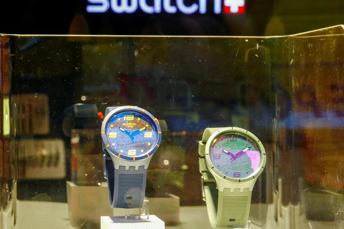 Swatch’s operating profit margin tumbled by more than half in 2025, as the company grappled with challenges including weak demand in China.