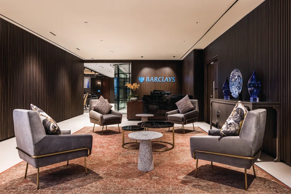 Barclays Private Bank’s office space at the Marina Bay Financial Centre serves as the bank’s headquarters in South-east Asia.