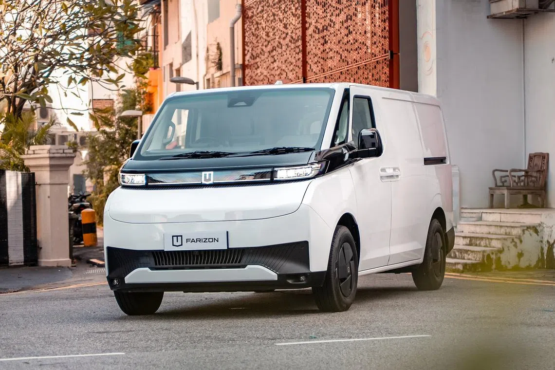 Farizon's SuperVan will be launched in Singapore on Feb 18 by distributor Hong Seh Motors. 