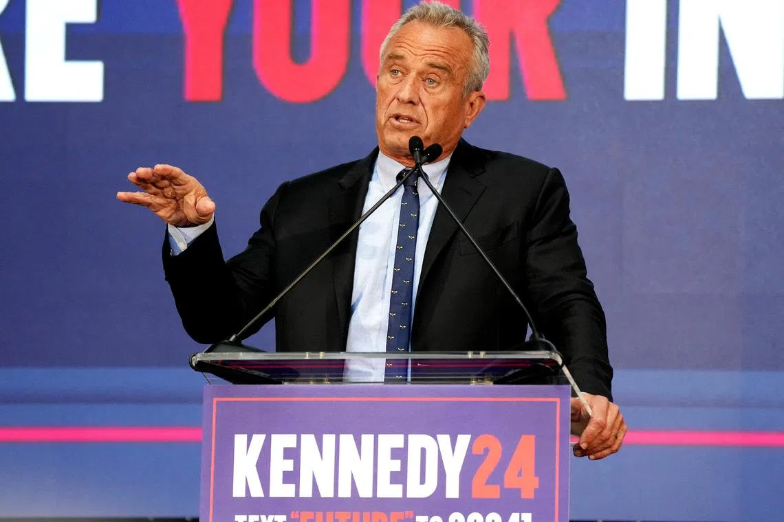 A lifelong Democrat, Robert F Kennedy initially sought to challenge Joe Biden for the party’s nomination when he entered the presidential race in April 2023. He later switched to an independent bid. 