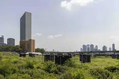 The proposed site of the 'Freedom Plaza' project in New York.