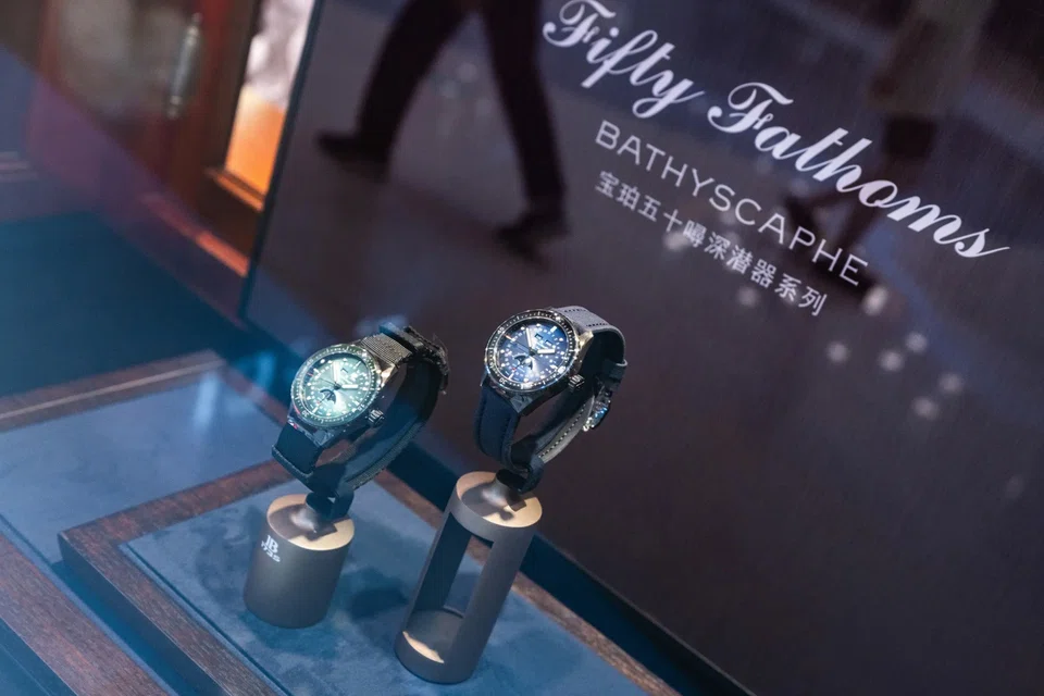 Exports of Swiss timepieces and watch movements declined 2.8 per cent overall to about 2.3 billion Swiss francs (S$3.5 billion) in value, with China’s imports down 39 per cent.