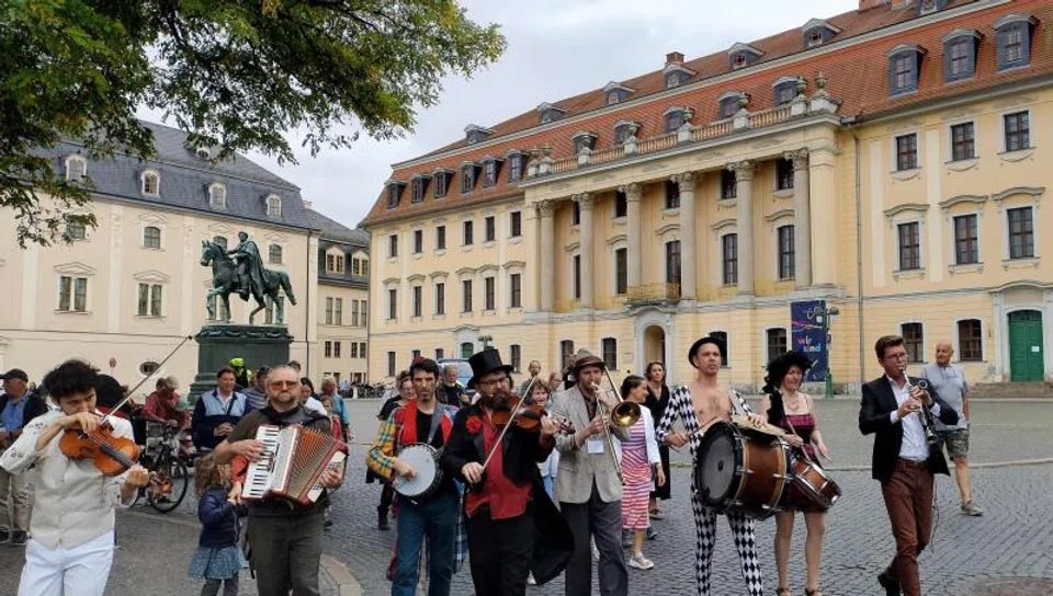 Musical offerings ranged from traditional klezmer performances on violin and accordion evoking the Central Europe of old to more modern shows, including psychedelic Yiddish rock.