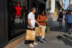 Consumer spending besides autos declined in most US districts, easing slightly overall, according to the Federal Reserve's "Beige Book" survey.