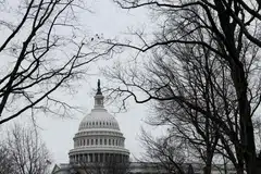 The US Capitol building in Washington, DC. Over the year as a whole, as measured from the fourth quarter a year earlier, US GDP grew 1 per cent, down sharply from 5.7 per cent growth in 2021.