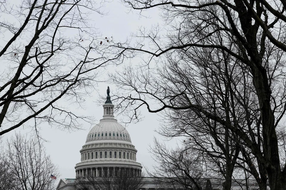The US Capitol building in Washington, DC. Over the year as a whole, as measured from the fourth quarter a year earlier, US GDP grew 1 per cent, down sharply from 5.7 per cent growth in 2021.