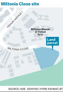 The development is expected to yield about 450 units across residential blocks of approximately 18 to 20 storeys