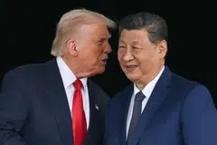 As Xi (right) emerges from Trump’s trade war looking more strategic and far-sighted than his rival, there’s little motivation to change course.