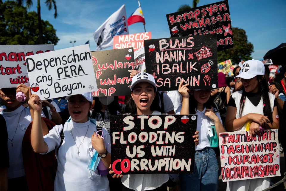 Last month, tens of thousands poured into the streets across major cities in some of the largest demonstrations since President Ferdinand Marcos Jr said in July that flood-control budgets were being looted. 