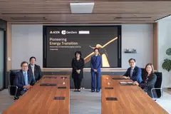 From left: Cezar Consing, Ayala Corporation president and CEO and ACEN chairman; Eric Francia, ACEN president and CEO;  Maria Antonia Yulo-Loyzaga, DENR secretary of the Philippines; Grace Fu, Minister for Sustainability and the Environment of Singapore; Frederick Teo, GenZero CEO; Cindy Lim, CEO, Keppel’s infrastructure division.