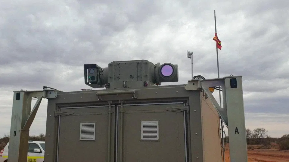 Apollo high-energy laser weapon, produced by Electro Optic Systems (EOS). 