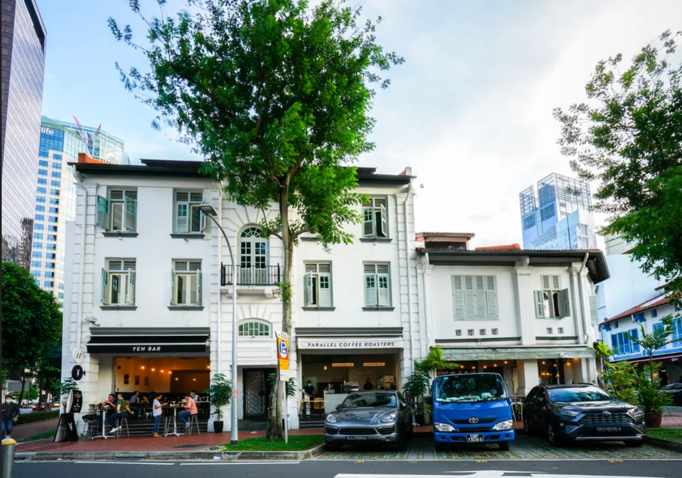 The shophouses sit on a combined land of approximately 3,557 square feet (sq ft), with an estimated total built-up area of 7,225 sq ft. 