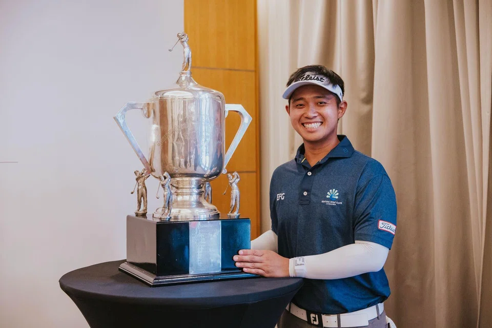 Nicklaus Chiam is one of a dozen Singaporean players who will compete at this month's Singapore Open at Sentosa Golf Course.