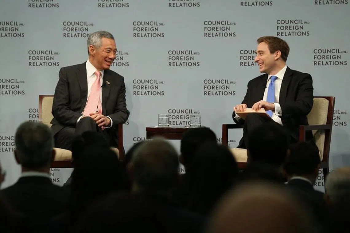 America cannot disengage itself from Asia: PM Lee