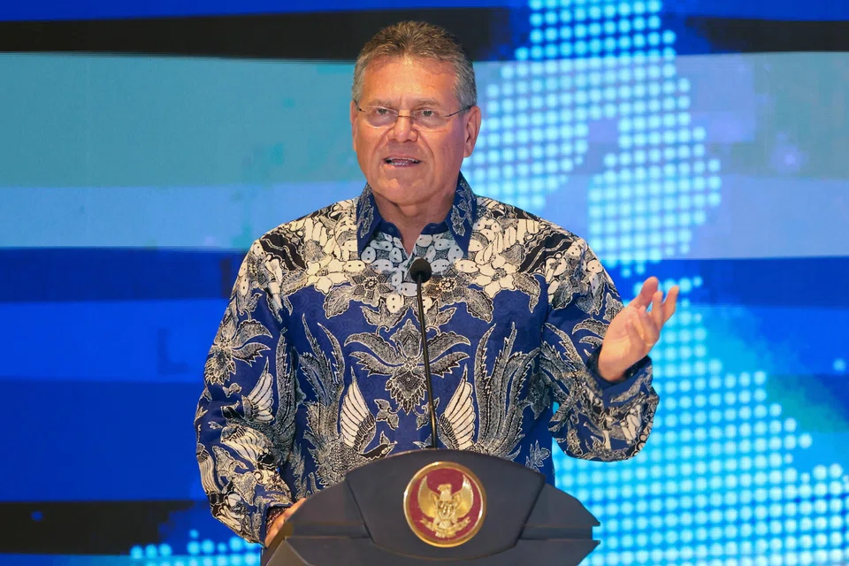 EU Trade Commissioner Maros Sefcovic said he expected the EU to finalise and sign trade deals with Thailand, the Philippines and Malaysia by next year.