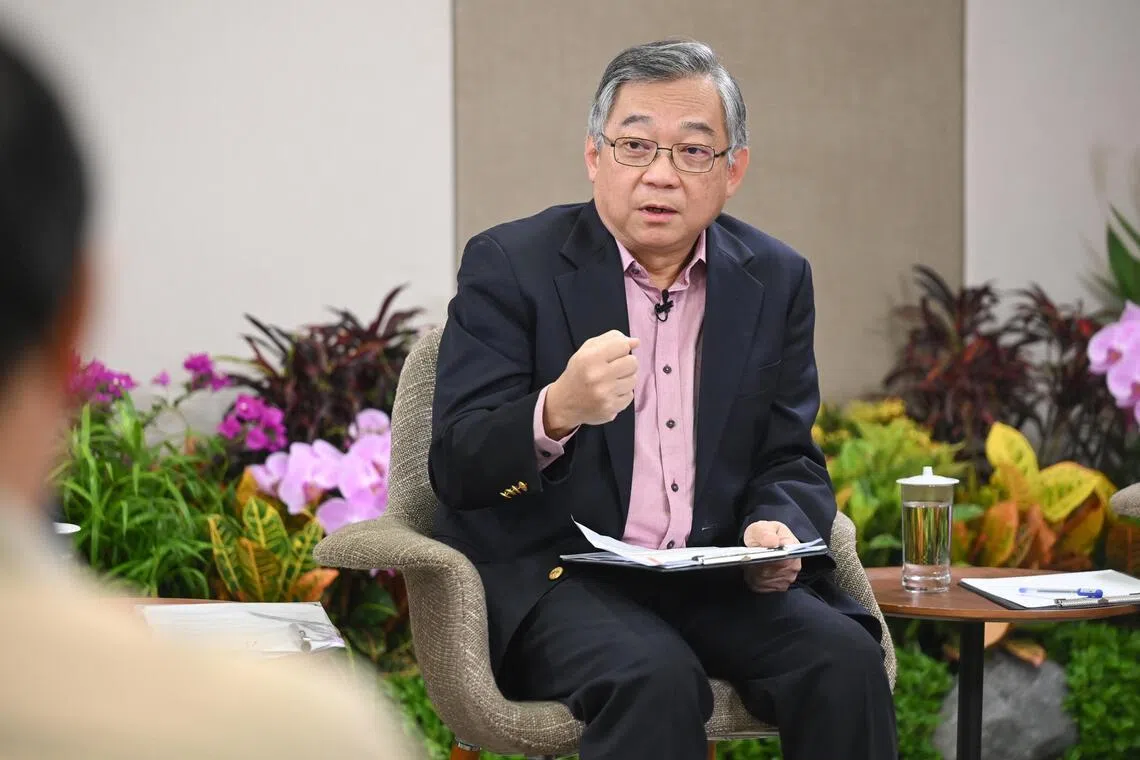 DPM Gan Kim Yong says despite headwinds, Singapore is still aiming for the higher end of the 2- 3% growth target.