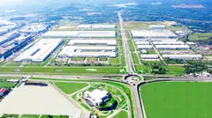 Thaco, a pioneer of Vietnam's auto industry, has seven plants in its industrial park (above) in Quang Nam province that produce a range of vehicles for brands such as Kia, Mazda and Peugeot. 