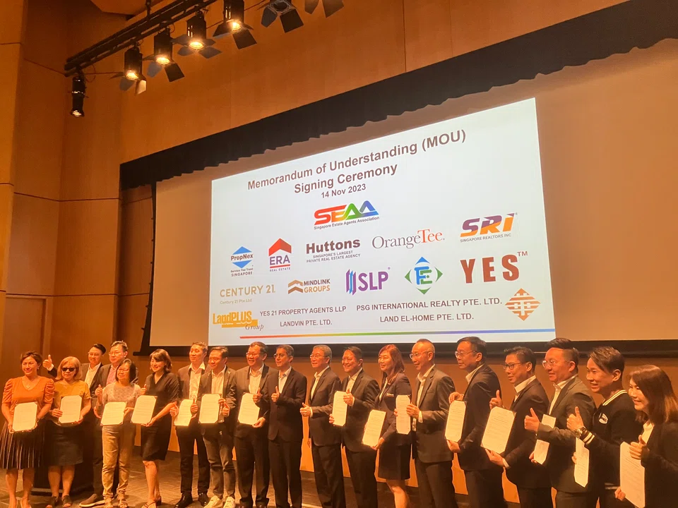 Last November, the Singapore Estate Agents Association inked a memorandum of understanding with 16 leading property agencies to adopt co-broking best practices. 
