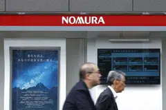 Compensation paid in the year ended March to Nomura’s seven executive officers totaled 4.6 billion yen (S$41.3 million), up 3 per cent from the previous year when there were eight such officers.