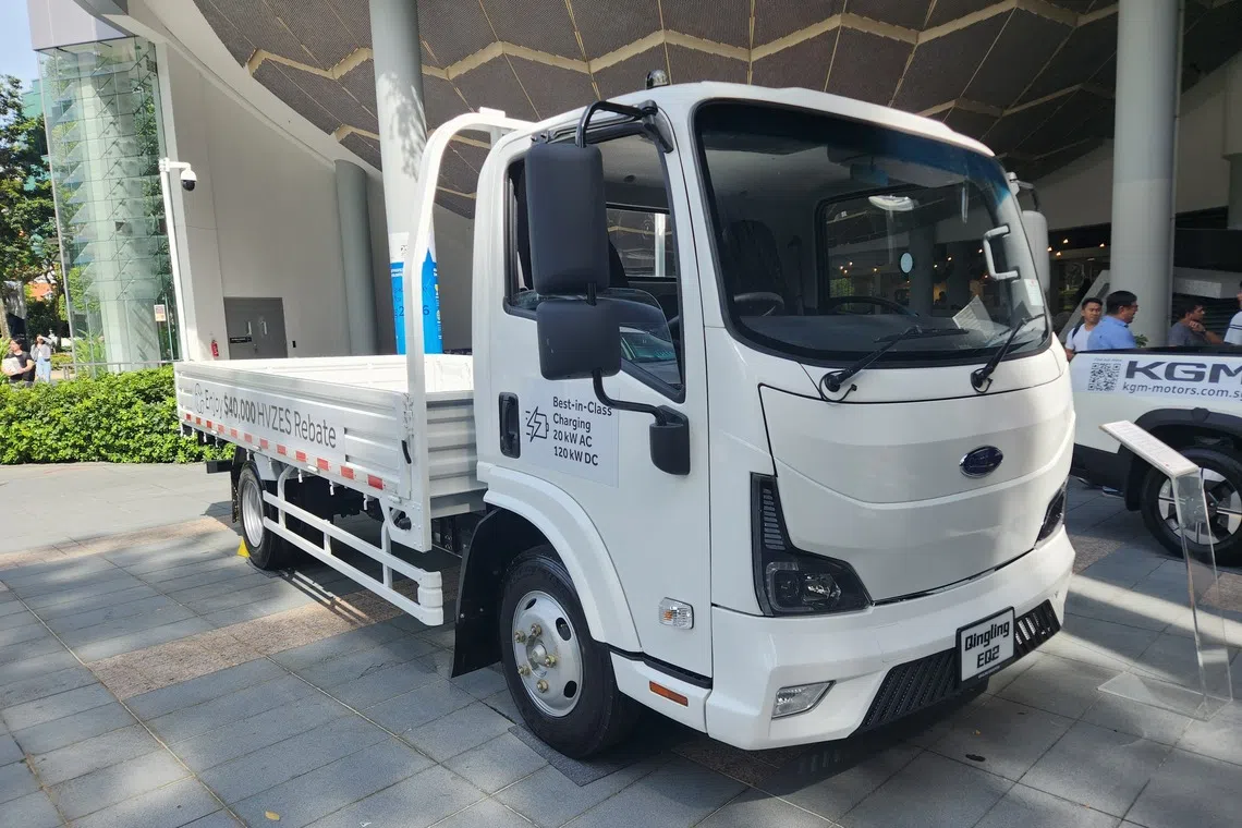 Priced from S$155,888 with COE, the Qingling EQ2 has a 100.5 kWh battery and claimed range of up to 515 km on a full charge.